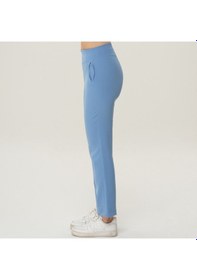 Resim Deryam Tekstil Boru Paça Kadın Pantolon Mavi 