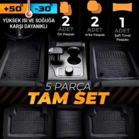 Resim Entelux Nissan Primera 2019-2020-2022-2023 Uyumlu 3D Havuzlu Paspas Takımı 