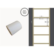 Resim Özfiliz Mağaza Ekipmanları 40x80 Mm Termal Terezi Etiketi Yaıpışkanlı Etiket (1 Rulo = 500 Adet) 