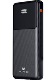 Resim Snapron Snp-3015 Pd 22.5w 10.000mah Hızlı Şarj Lcd Ekran Powerbank Siyah 