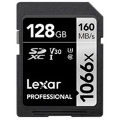 Resim Lexar 128gb 1066x Sd Hafıza Kartı Uhs-ı C10 V30 4k (160mb/s) 