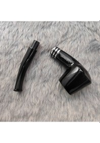 Resim Falconetti Siyah Parlak Sandalwood Ahşap Pipo Rc98 