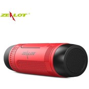Resim Shineyee Zealot S1 Bisiklet Bluetooth Hoparlörü - Su Geçirmez, Fm Radyo, El Feneri 3 Mod , Tf Kart/aux Desteği, 8 Saat Çalma Süresi - Kırmızı 