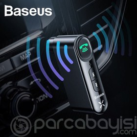 Resim Baseus Qiyin WXQY Wireless Bluetooth 5.0 3.5mm Jack Aux Araç Ses Aktarım Kiti Adaptör 