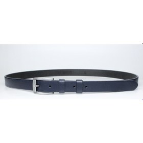 Resim %100 Hakiki Derisi Klasik Kadın Lacivert Kemer 2Cm Lacivert 