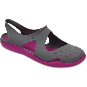 Resim Crocs Swıftwater Kız Çocuk Sandalet 203995-019 Çok Renkli 
