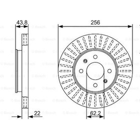 Resim Hyundai Accent Blue 1.4 2011-2019 Bosch Ön Disk 2 Adet 
