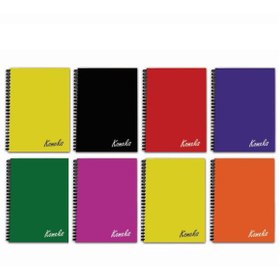 Resim Komeks Spiralli Defter Plastik Kapak Çizgili 72 YP A4 72/1 SA4 