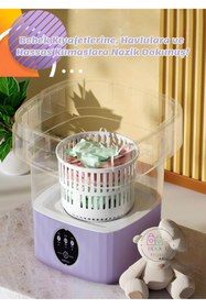 Resim Sellwell  Mini Taşınabilir Mini Çamaşır Makinesi 