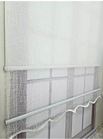 Resim Bbb Çift Mekanizmalı Tül Stor Perde Desen Seçenekli Mt-1084 