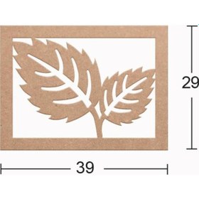 Resim Ahşap Yapraklı Pano Ds-018 