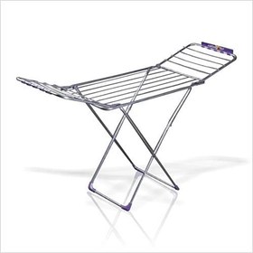 Resim M3 Decorium Katlanır Kanatlı Yer Çizmez Leke Yapmaz Çamaşır Kurutma Askısı Rafı Teli 