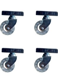 Resim Furç Uzun-sunta Bilyalı Teker - 20x50 - Şeffaf - 18mm Hks189 - 4 Adet Abanoz 