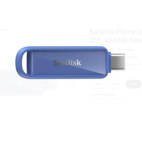Resim Sandisk Sdıxs0n-256g-gn6nd 256gb Phone Drive With Usb-c-128gb Maritime Blue Flash Bellek 