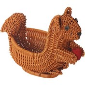 Resim Suntek Meyve Sepeti Hayvan Şekilli Ekmek Sepeti Taklit Rattan Ev 