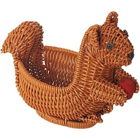 Resim Suntek Meyve Sepeti Hayvan Şekilli Ekmek Sepeti Taklit Rattan Ev 