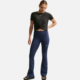 Resim Nike One Dri-Fit Tight High-Waisted Flared Useam Kadın Tayt 