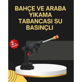 Resim Resveq 48V Şarjlı Basınçlı Yıkama Tabancası Köpük ve Çift Nozul 2025 Model 