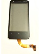 Resim Nokia Lumia 620 Dokunmatik Ön Cam Çıtalı Siyah 