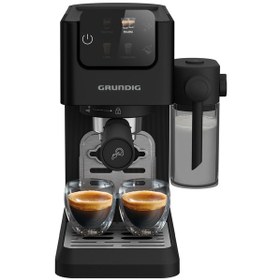Resim Grundig KSM 6330 Delisia Coffee Yarı Otomatik Kapsüllü Süt Hazneli Espresso Makinesi 