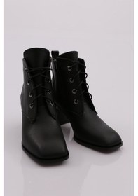 Resim Dgn 604 Kadin Topuklu Bot 604-1922-R1534 Siyah 