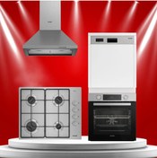 Resim Arçelik İnox Bulaşık Makineli Ankastre Set 