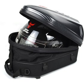 Resim Motocentric 0113 Sert Kapak Körüklü Sırt ve Kuyruk Çantası 16-24L 