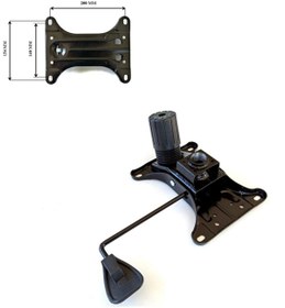 Resim Depolife Ofis Büro Çalışma Koltuğu Için Tek Kol Metal Tllt Şase Mekanizma (15x20cm) Yedek Parça 