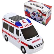 Resim Oyuncak Ambulans Pilli Sesli Işıklı Ambulans 112 Acil 
