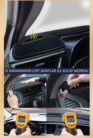 Resim Genel Markalar OPEL Corsa D (2006-2014 Uyumlu)TORPİDO KORUMA HALISI SİYAH KENAR 