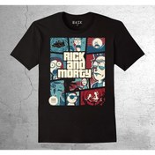 Resim baskwear Rick And Morty Gezegen Gang Tişört Çocuk T-shirt 