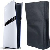 Resim BeisDirect PS5 Pro konsolu için toz kılıfı, çizilmeye karşı dayanıklı toz geçirmez kılıf dikey toz kapağı koruyucu kapak PS5 Pro konsolu oyun aksesuarları, siyah, Toz Kapağı 