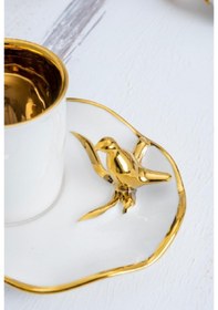 Resim Acar Plus Ornitto 6 Kişilik Kahve Fincan Takımı Hfx-05099 