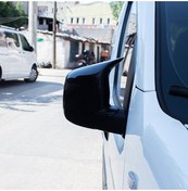 Resim İtibar Fiorino Yarasa Ayna Kapağı Batman Parlak Siyah 