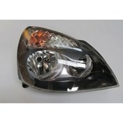 Resim AYFAR 2002-2006 Renault Clio Sdhb Far Lambası Sağ Elektrikli-motorsuz Siyah 5fişli (H1-H7) (ADET) 