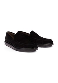 Resim Deery Hakiki Süet Siyah Comfort Erkek Loafer Siyah 