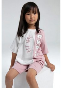 Resim U.S. Polo Assn. Kız Garson Bermuda Takım - Soft Pembe Soft Pembe 