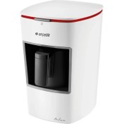 Resim Arçelik K-3300 Beyaz Mini Telve Türk Kahve Makinesi 