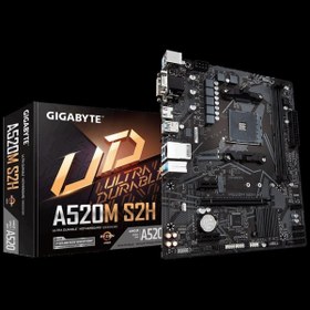 Resim Gigabyte GA-A520M-S2H AMD A520 AM4 DDR4 5000 MHz Masaüstü Anakart 