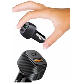 Resim Sptmgldı Type-c Girişli Araba Çakmaklık Şarj Cihazı 38w Oto Çakmaklık 