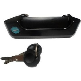 Resim 1996-2001 Volkswagen Transporter T4 Orta Kapı Dış Açma Kolu Sağ Şifreli Boyanır Tip Siyah Hushan Adet Oem No:7d0843704bwk 