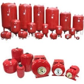 Resim 100 Lt Yatay Yatık Hidrofor Tankı 