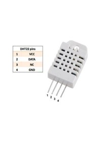 Resim Bakay Elektronik Dht22 Sıcaklık ve Nem Sensörü 