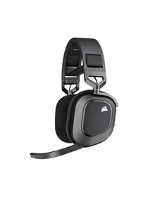 Resim Corsair HS80 RGB Wireless CA-9011235-EU Siyah Kablosuz Kulak Üstü Oyuncu Kulaklığı Outlet 