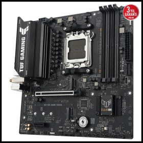 Resim Asus Tuf Gamıng A620AM-PLUS Wıfı, 4xddr5, 2x M.2, Hdmı, 2xdp, Wi-Fi 6, Bluetooth V5.3, Am5 Soket Gamıng Anakart 