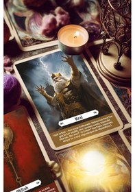 Resim Pia Tarot Kehanet Destesi, Açıklamalı 47 Kart Kutulu Set 