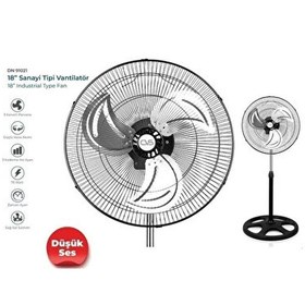 Resim CVS DN 91021 18" Siyah Sanayi Tipi Vantilatör 