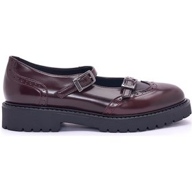 Resim Bordeaux Oxford Klasik Kadın Diğer 745784dm Donna Serena 5784dm Abr Pel Bordò /ox Ro Gr Bordo 