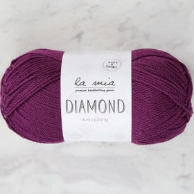 Resim La Mia Diamond Koyu Mor El Örgü İpi - L019 - 34261 