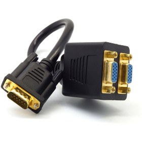 Resim BK Teknoloji 2 Port Vga Çoklayıcı Vga Y Kablo - Vga Splitter Kablo 